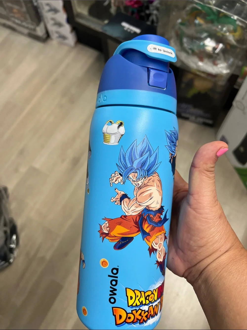 Dragon Ball Kids Blue Insulated Water Bottle un